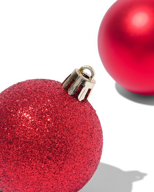 9 boules de Noël Ø3.5cm plastique