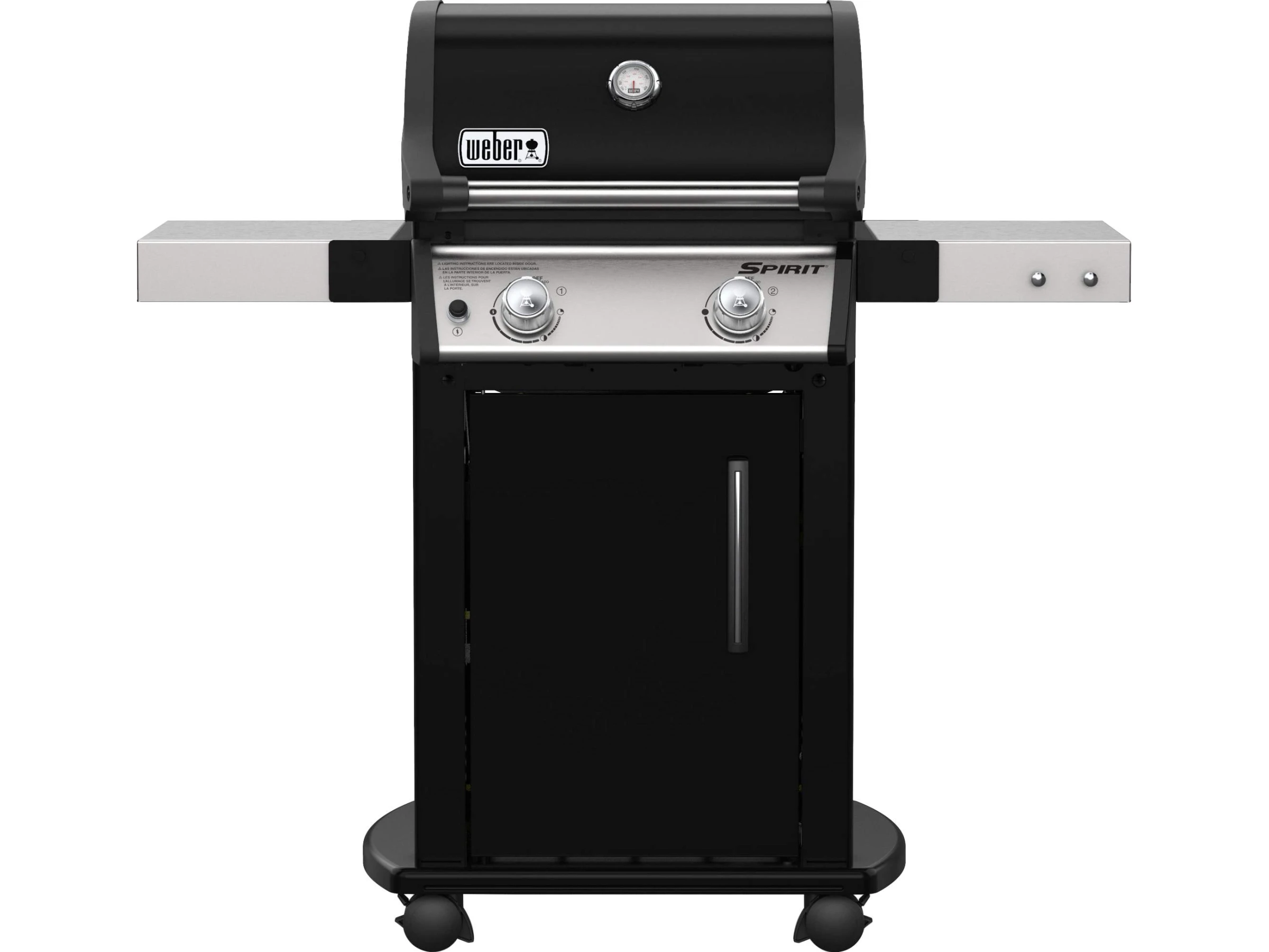 Weber Gasgrill Spirit E-215 GBS mit 2 Brennern Schwarz