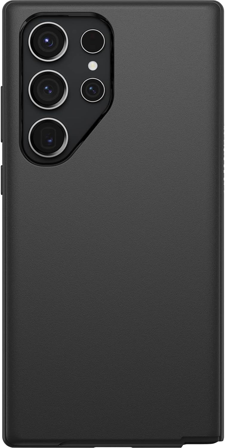 Samsung Galaxy S23 Ultra 5G Antimikrobielle Outdoor Case Hülle Symmetry Series Recycelter Kunststoff (77-91157) - Schwarz