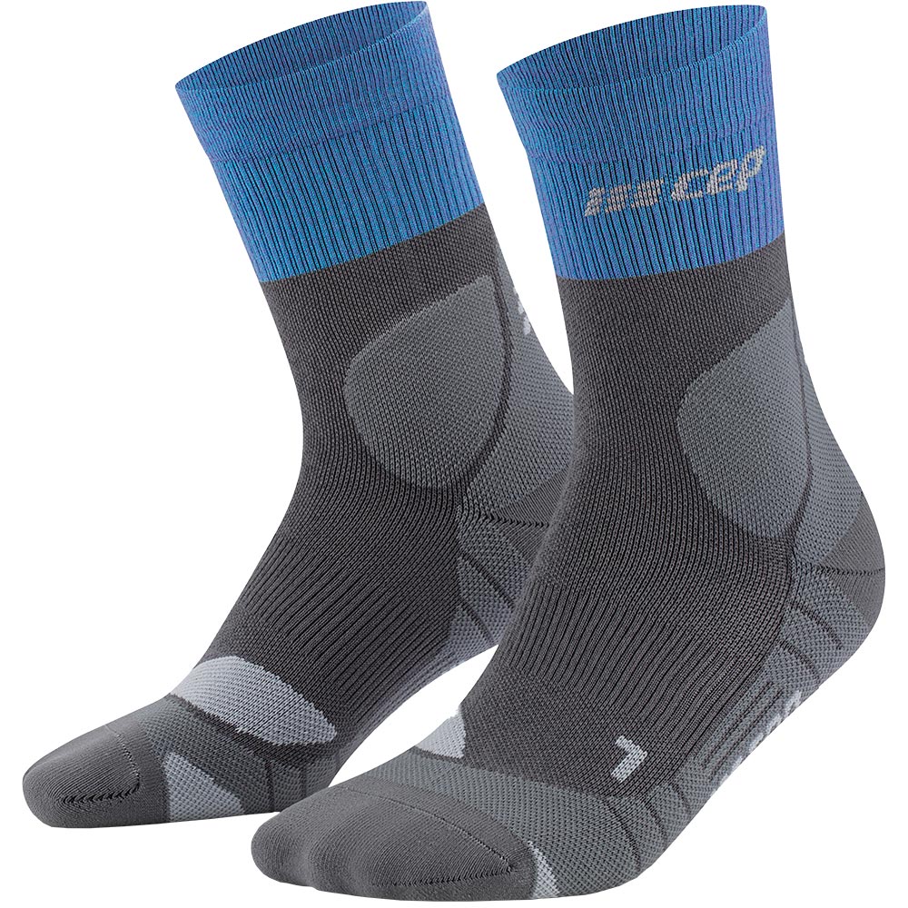 CEP Hiking Merino Socken Mid Cut Herren blue