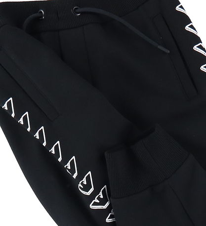 Emporio Armani Sweatpants - Sort m. Hvid