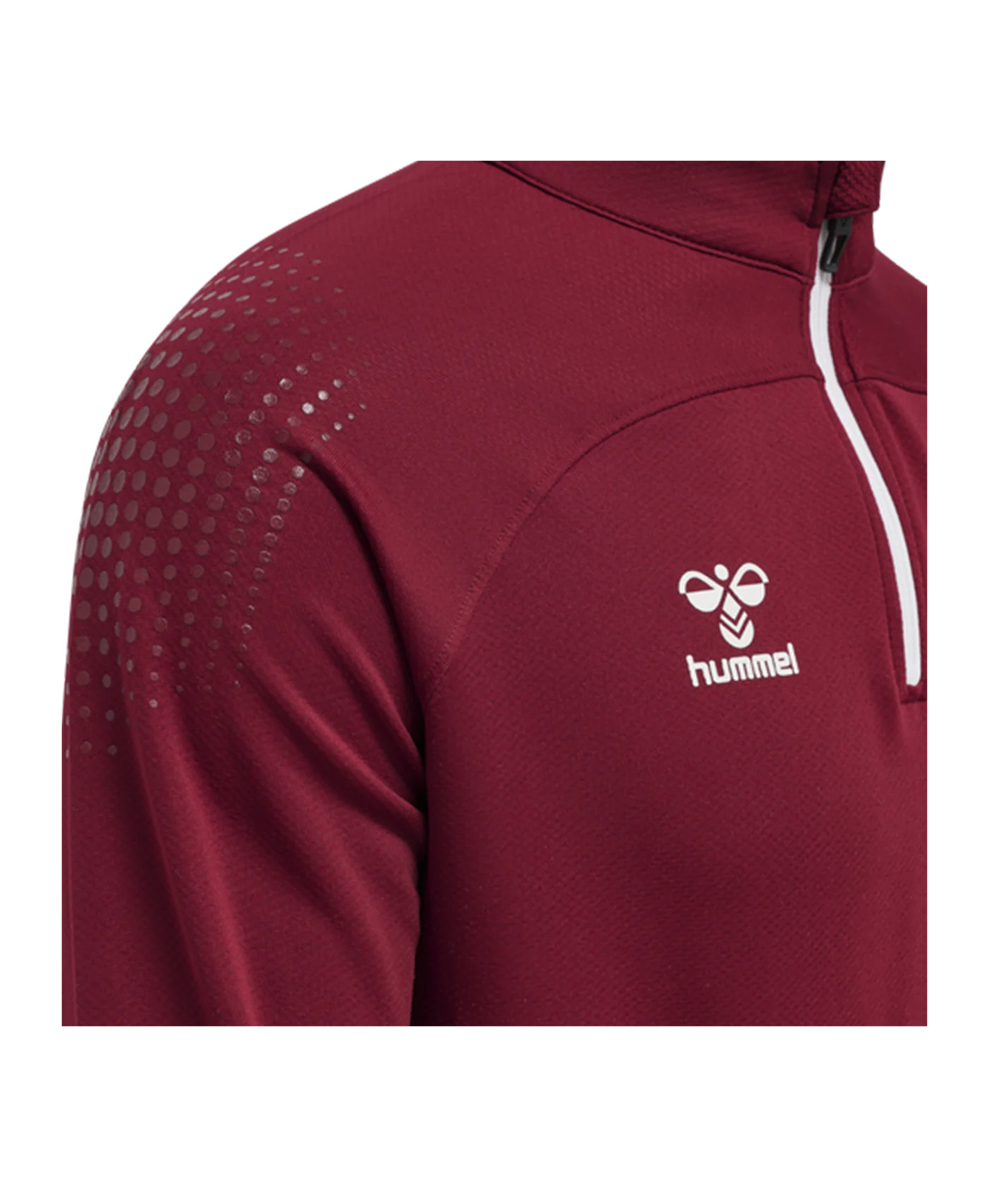 Hummel hmlLEAD HalfZip Sweatshirt Rot F3584