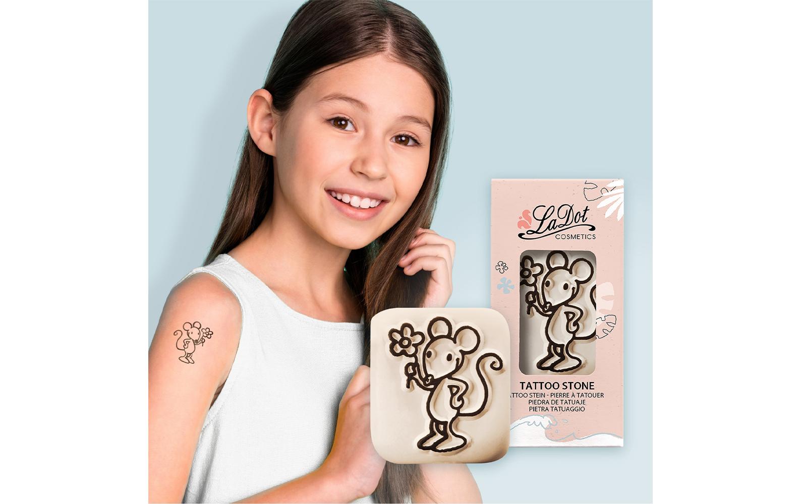 Tattoostempel Maus LargeMotiv-Stein für das perfekte Outdoor-Make-Up