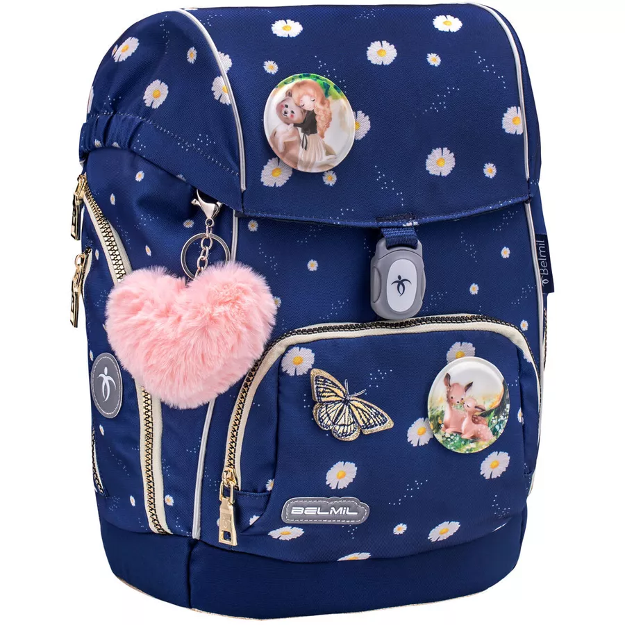 Belmil Schulrucksack Premium Smarty Plus Schulranzen Daisy