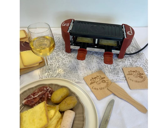 LITTLE BALANCE - Raclette Multifonction Raclette 2 personnes piment