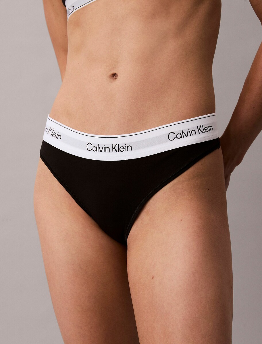 CALVIN KLEIN ROUPA ÍNTIMA<br>Fio dental ICON ALGODÃO MODAL
