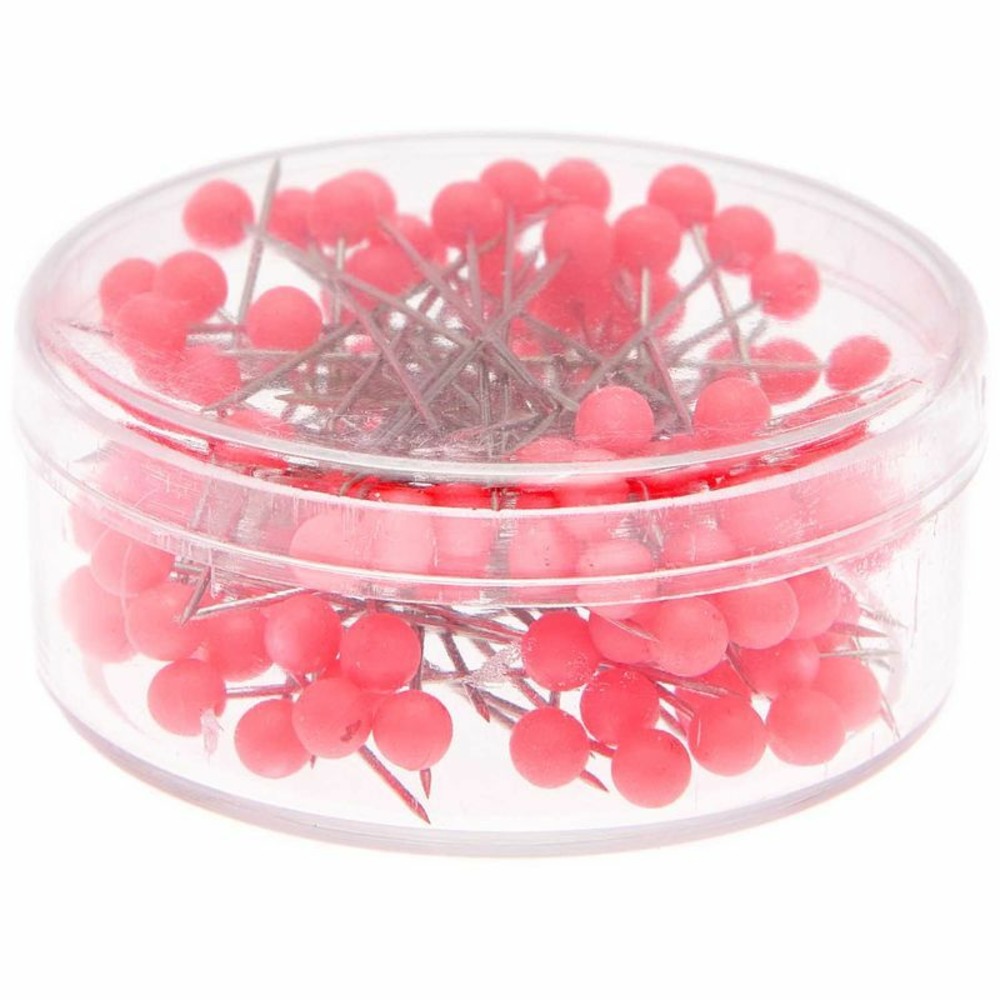 Épingles décoratives 3,8 cm - rose fluo
