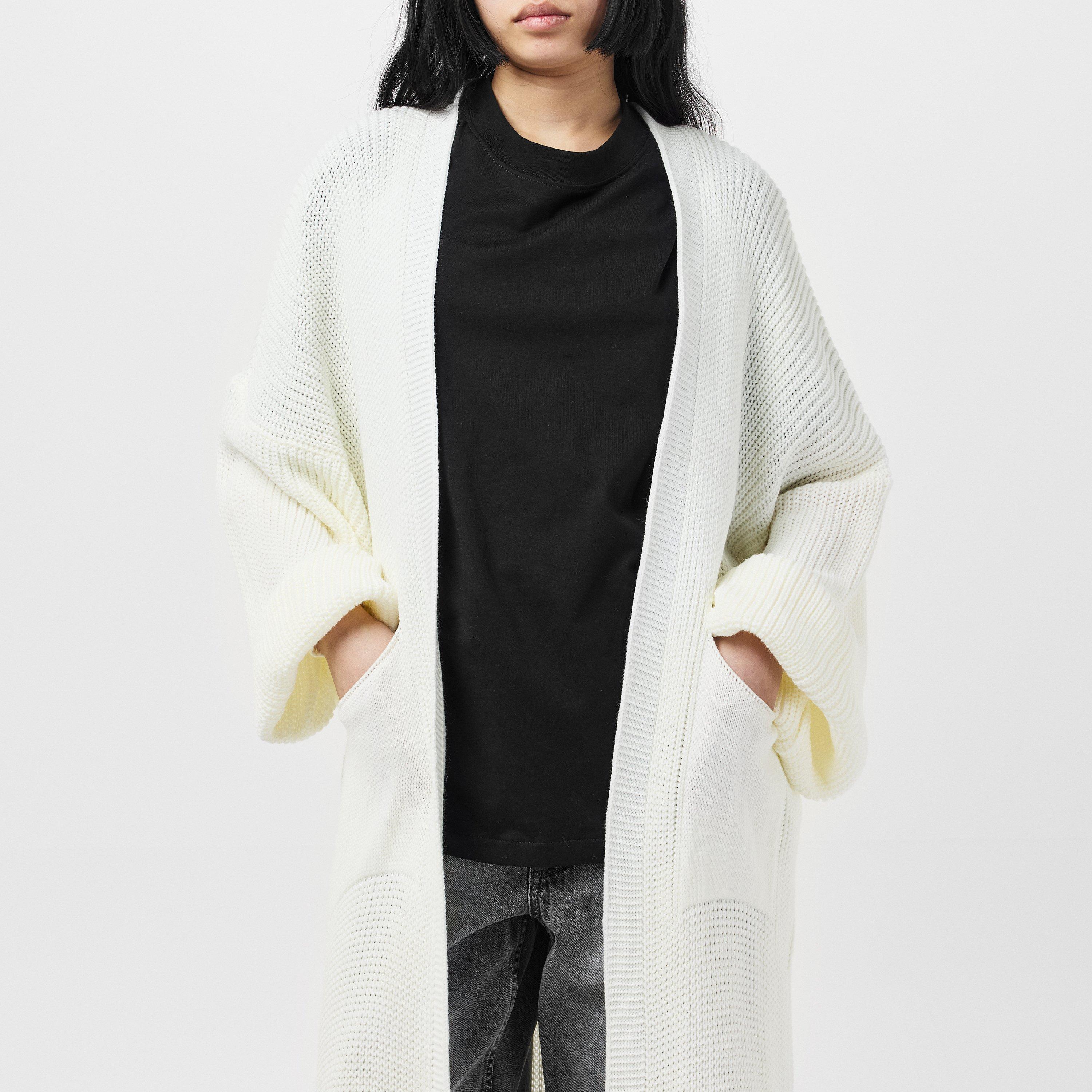 Missy Empire Balloon Sleeve Knitted Cardigan