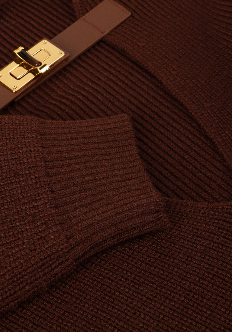 bruine elisabetta franchi trui knitted sweater