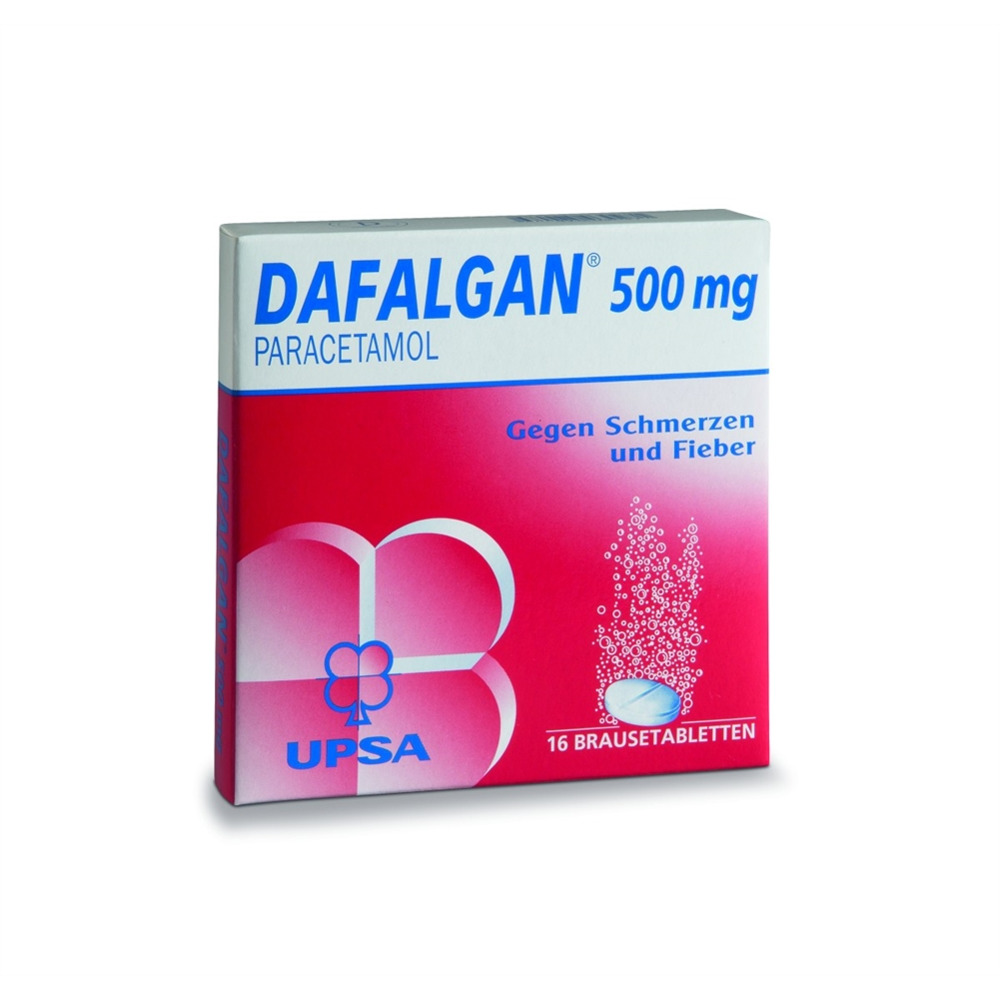 DAFALGAN Brausetabl 500 mg Blist 16 Stk<br>16 Stück, Blister, Brausetablette