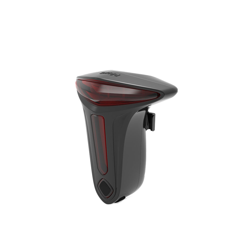 2in1 USB Velo Fahrrad Rücklicht LED Bremslicht Warnlicht Rot Spritzwasserfest IPX6 - Schwarz