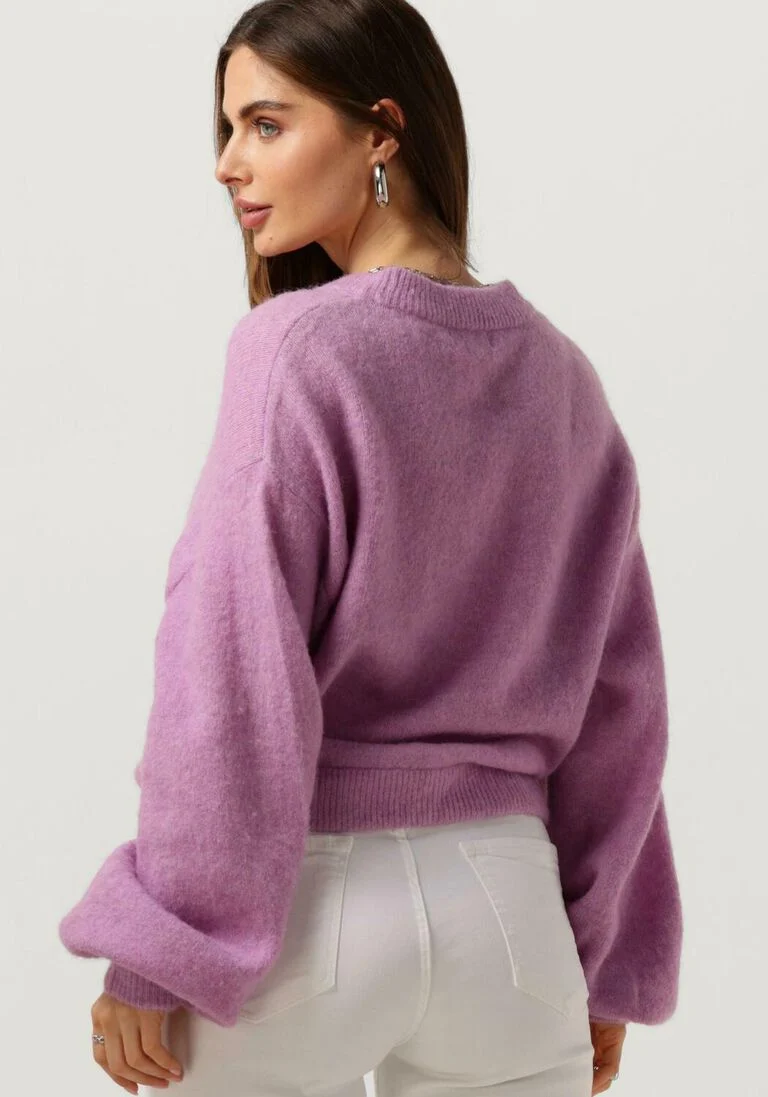 MSCH COPENHAGEN paarse msch copenhagen trui mschpetrinelle hope cardigan