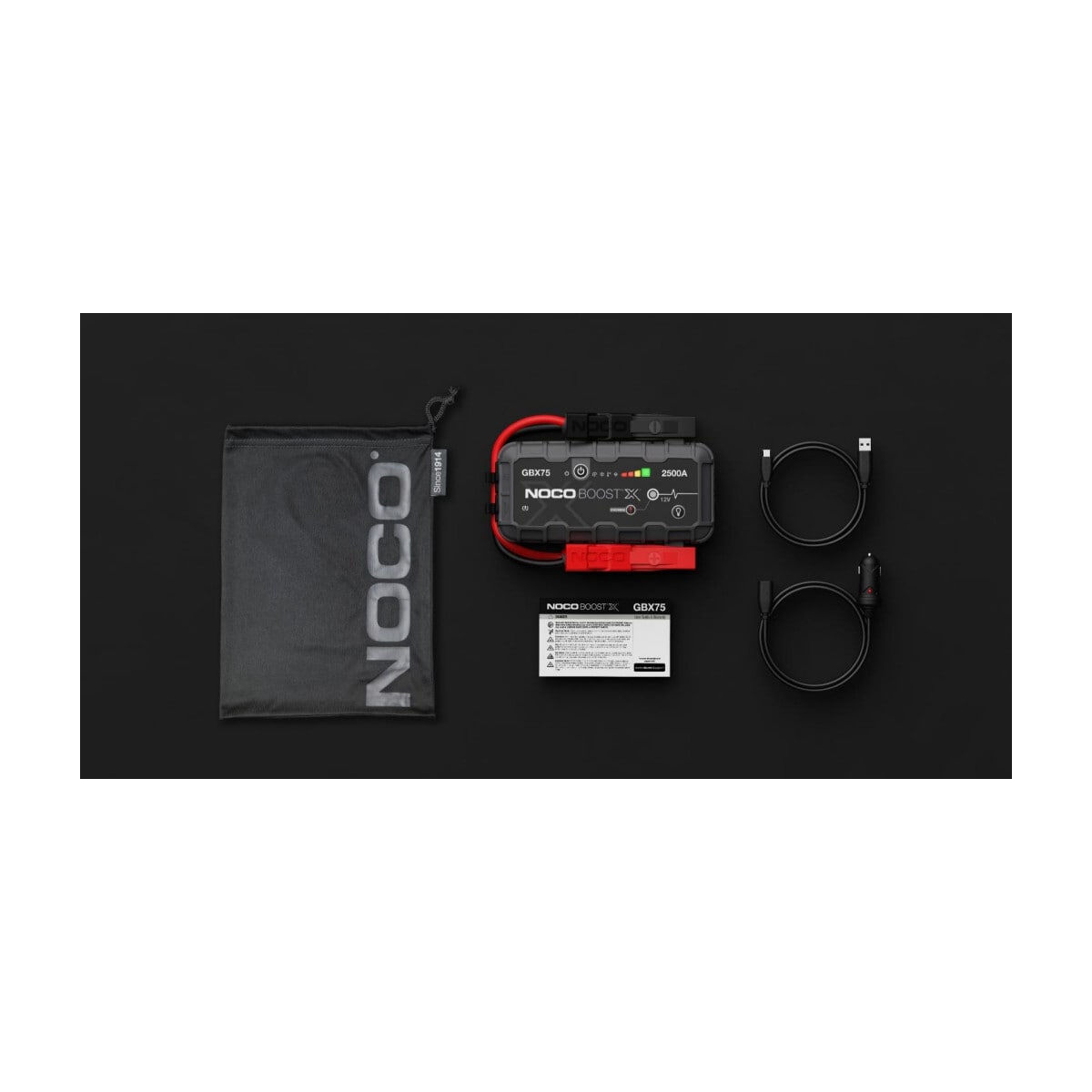 NOCO Lithium Startbooster 12V 2500Amp
