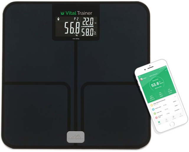 eta Körper-Analyse-Waage »Vital Trainer« ITO-Technologie für höhere Messgenauigkeit