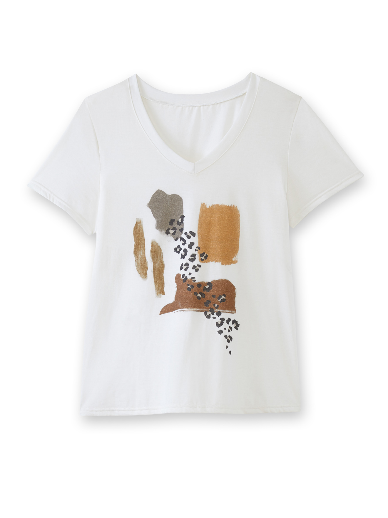Tee-shirt pur coton manches courtes