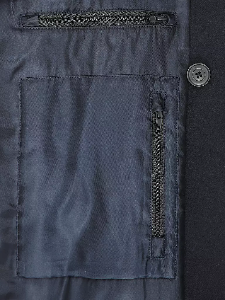 EMPORIO ARMANI Wollmantel blau