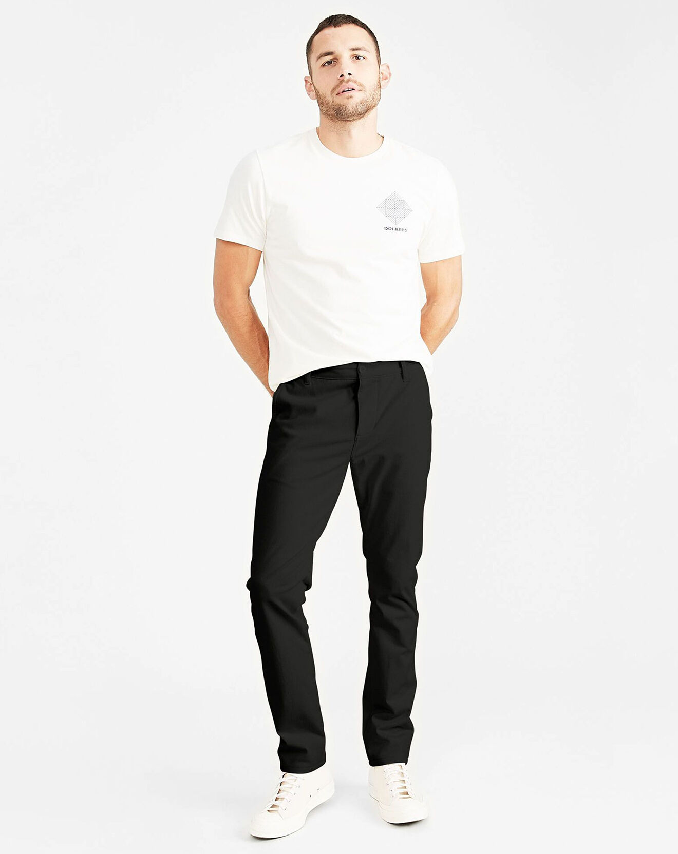 Dockers Pantalon chino Skinny Smart 360 Flex Alpha noir