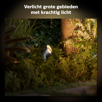 Philips Hue outdoor tuinspot Lily XL zwart