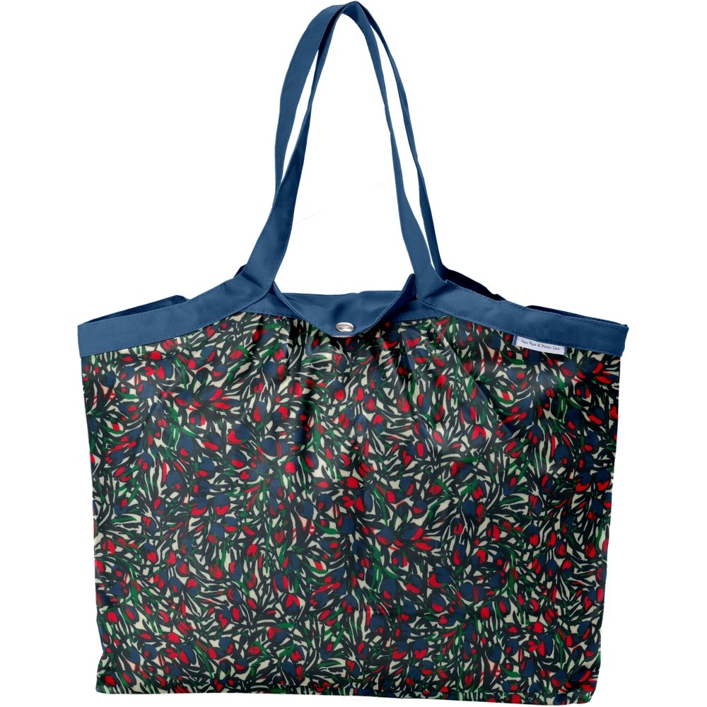 Sac Cabas Taille Moyenne Plissé Tulipes