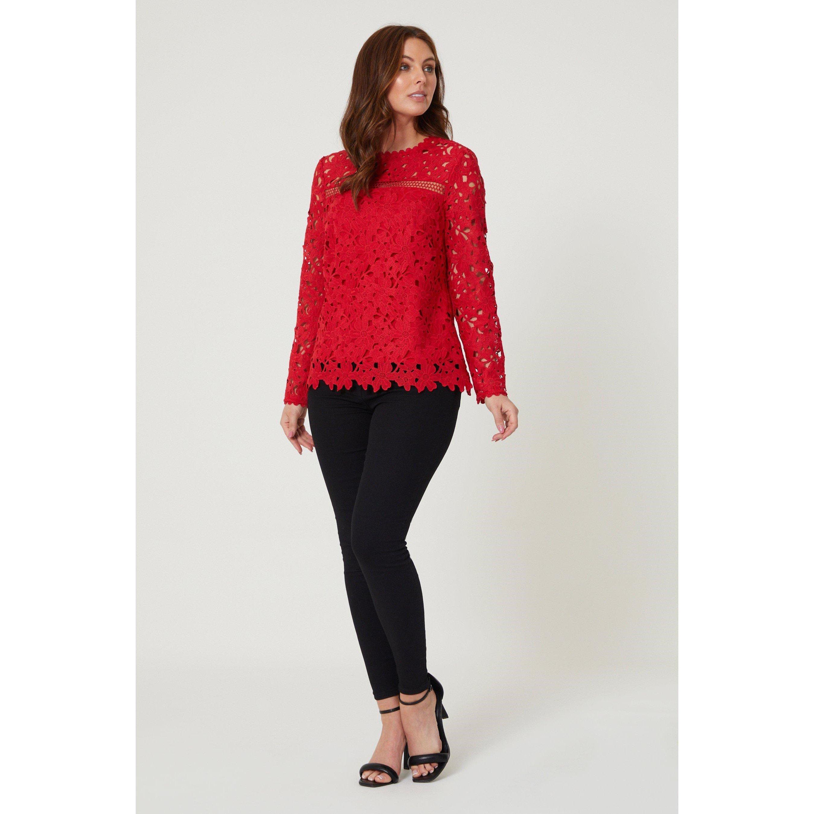 Be You Ladies Long Sleeve Lace Top