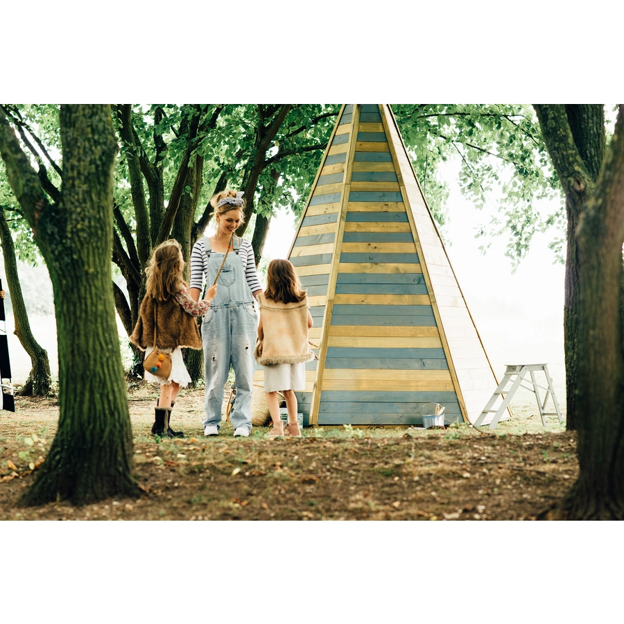 plum® Spielhaus Tipi aus Holz, 330 cm
