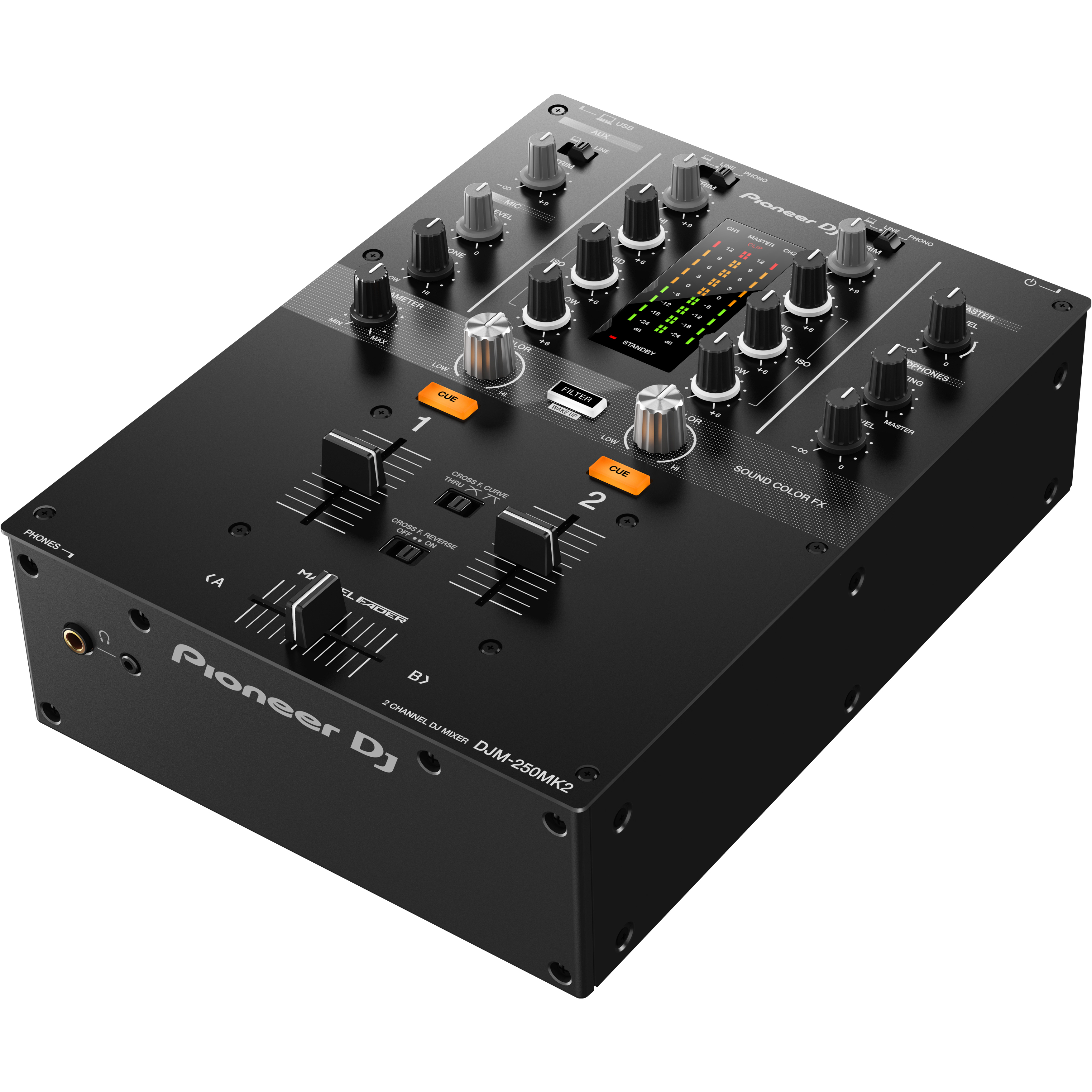 Pioneer DJ DJ-set met PLX-500 draaitafels en DJM-250MK2 mixer