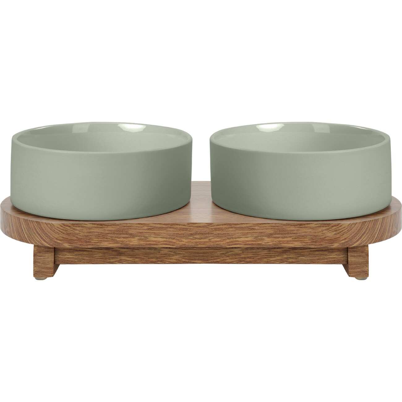 more LIFESTYLEPETS Keramik Doppelnapfständer Premier grau
