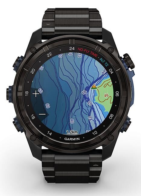 GARMIN - ORDINATEUR DE PLONGEE DESCENT MK3i BRACELET TITANE