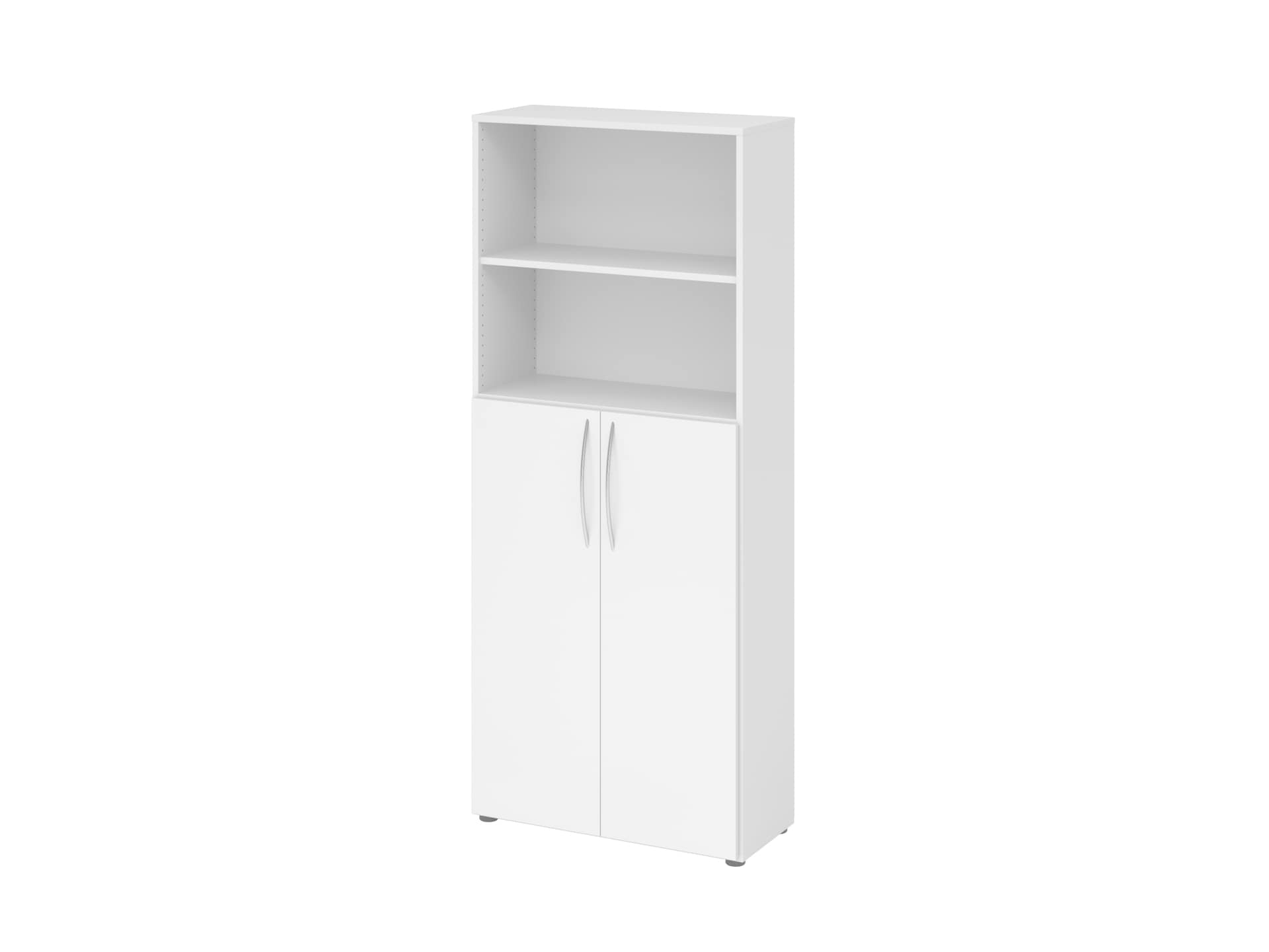 Büroregal 80 cm Weiß