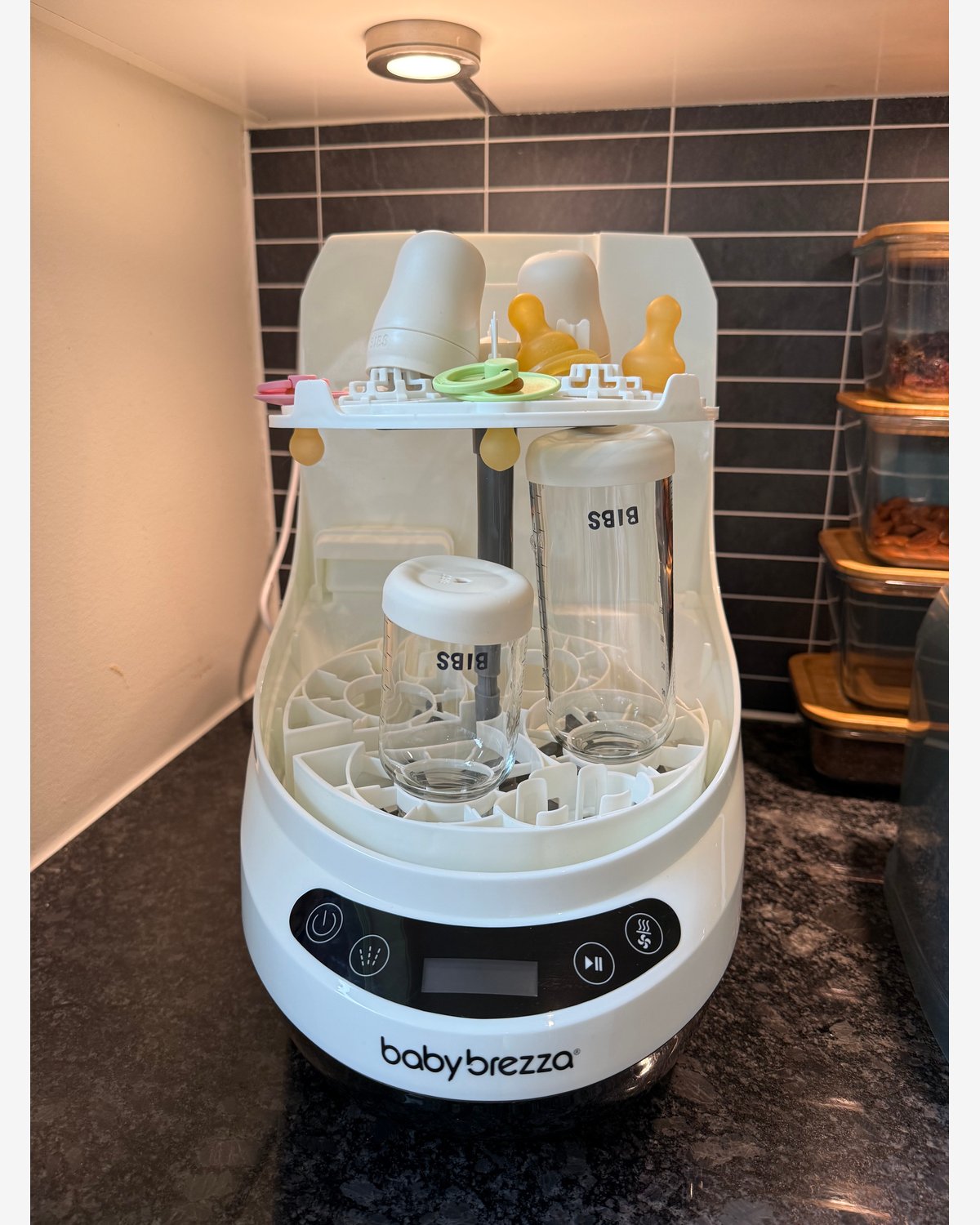 Baby Brezza Bottle Washer Pro | “Vaskemaskin” og Sterilisator med Tørk – Ingen forvask!