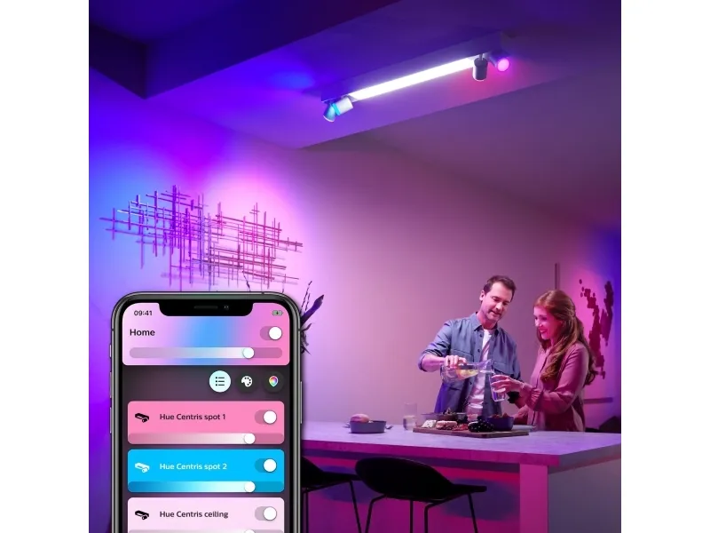 Philips Hue White Color Ambiance Centris 4-Spot Hvid - BT