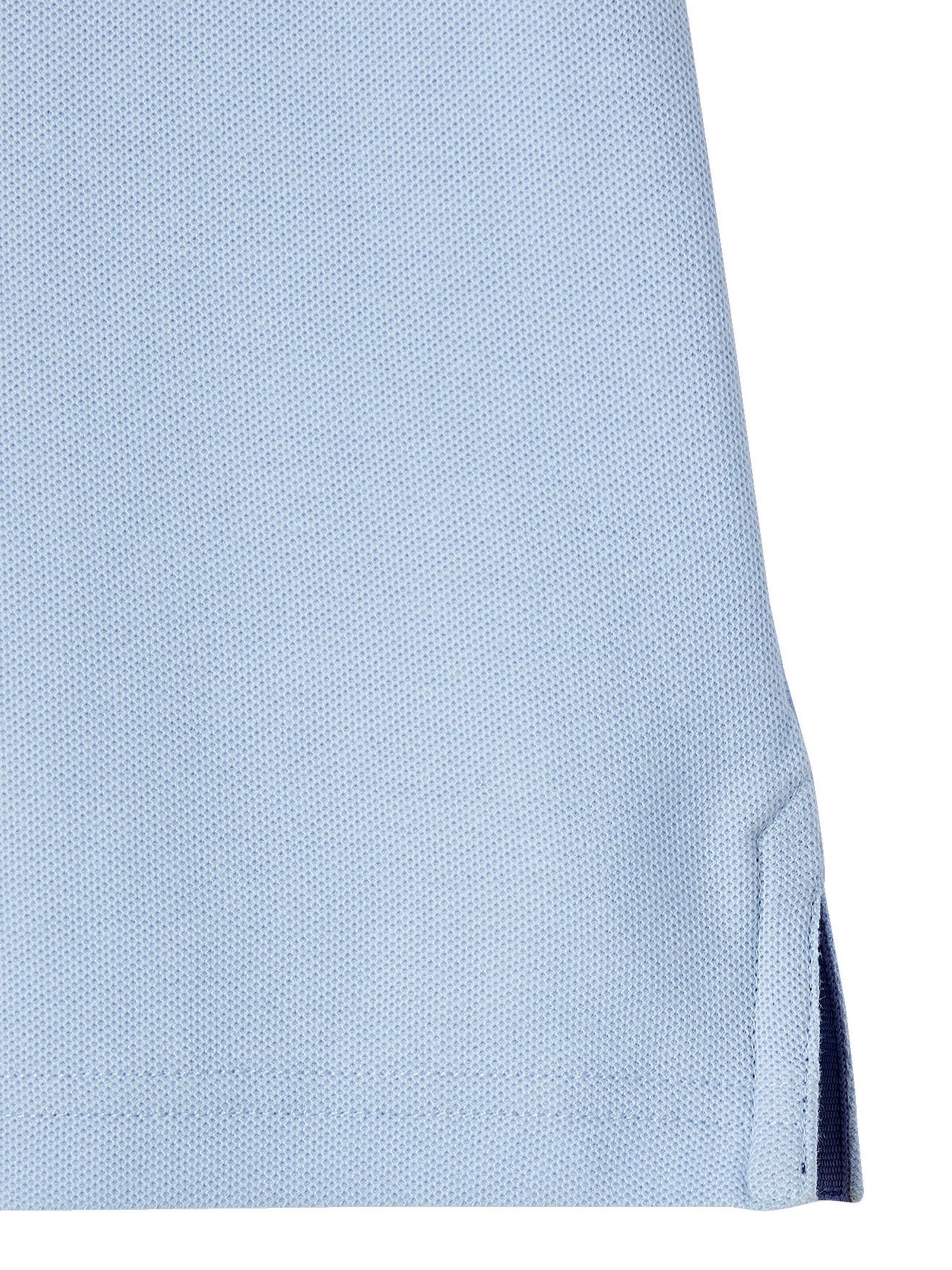 Vertbaudet Jungen Poloshirt mit Stehkragen himmelblau