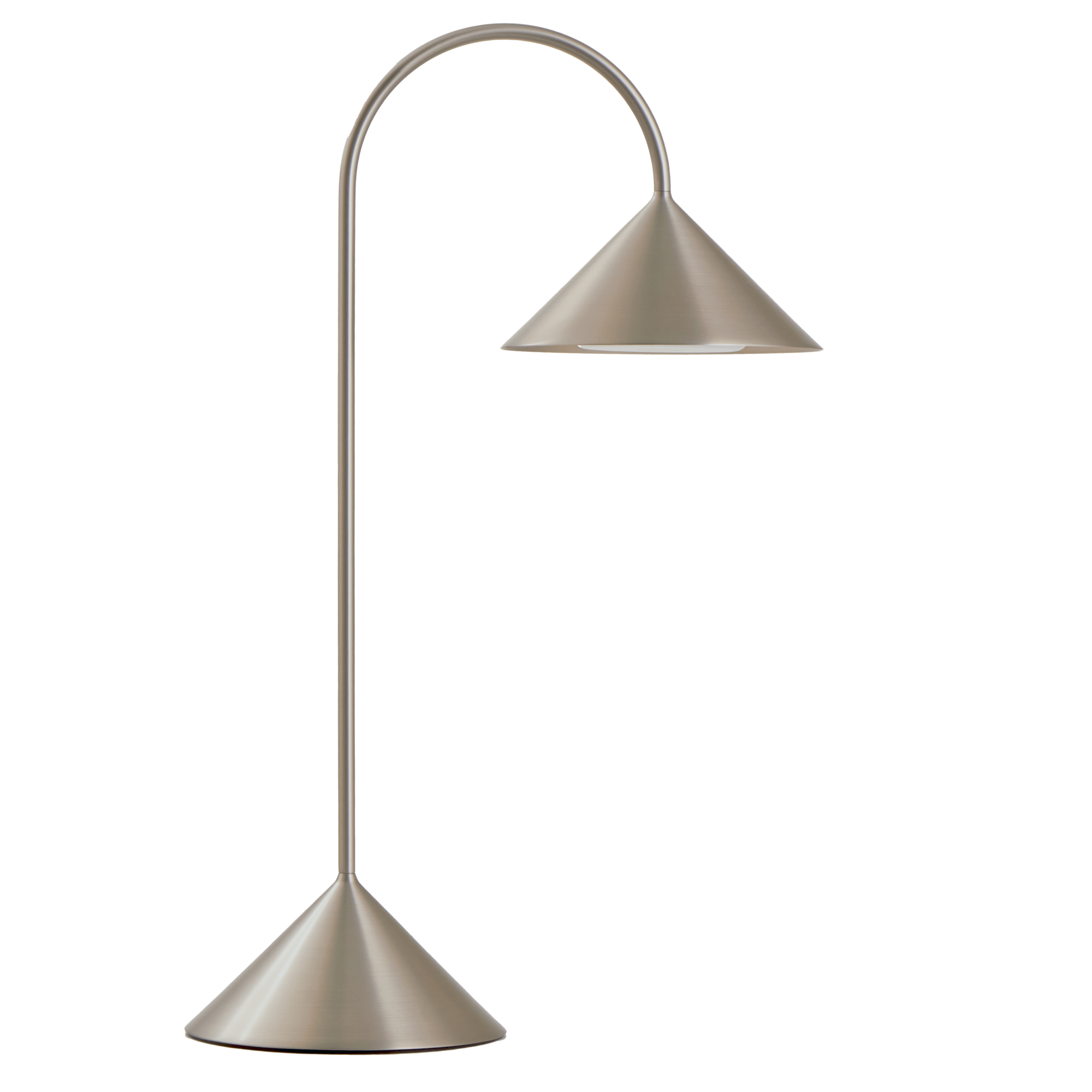 Tafellamp Grasp brushed stainless steel