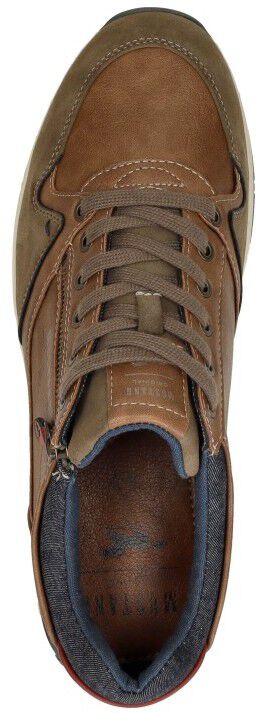 Mustang Heren sneakers cognac