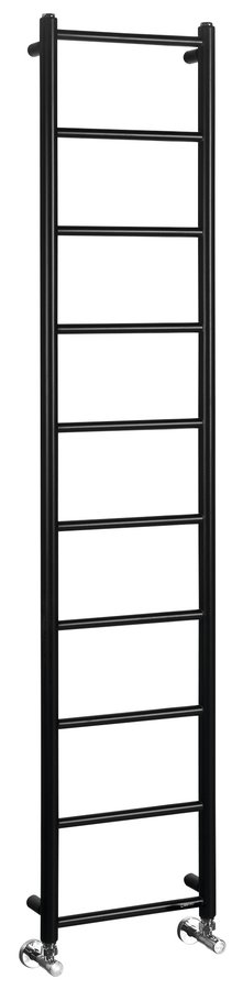 Sapho Dina handdoekradiator mat zwart 35x168cm 335W