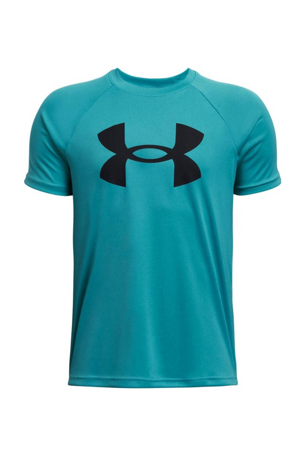 Under Armour sportshirt Tech petrol/zwart