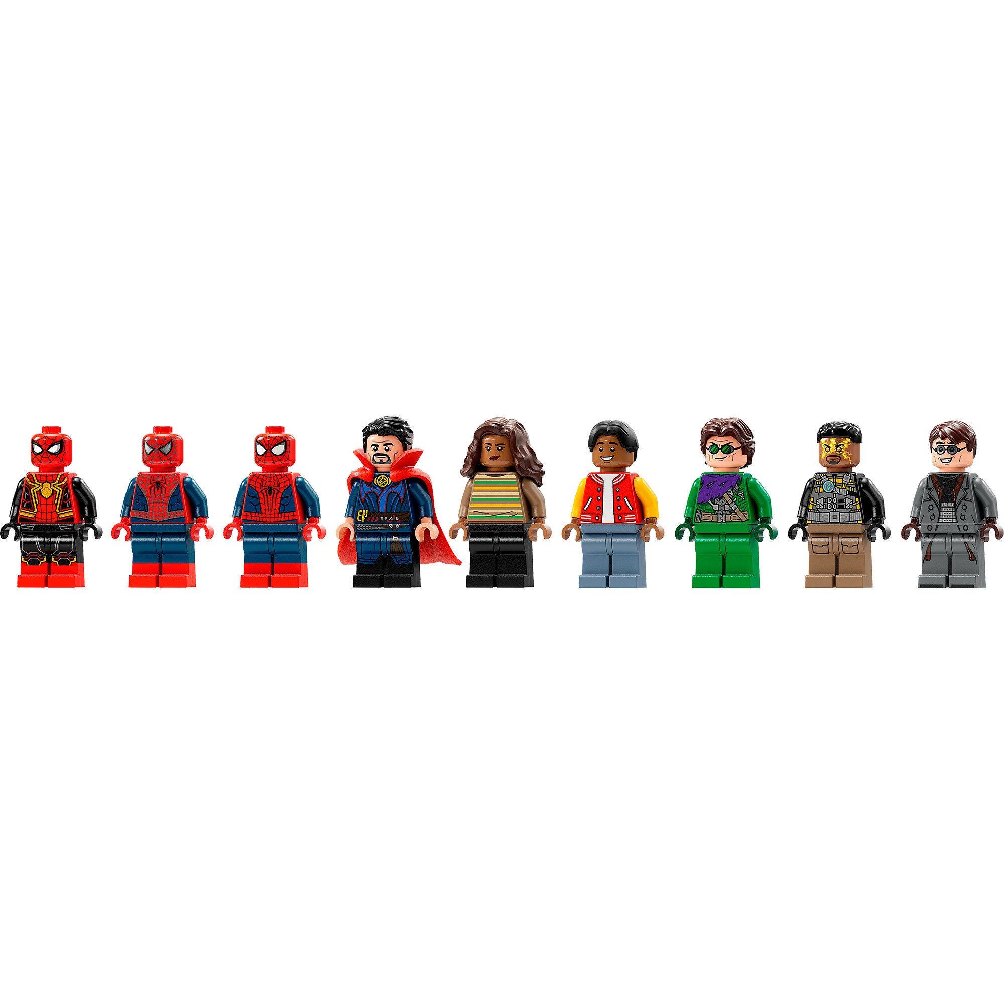 LEGO Konstruktionsspielzeug Marvel Super Heroes Spider-Mans großer Showdowns