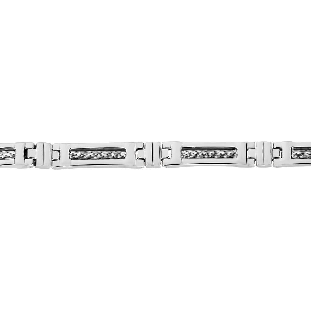 Bracelet Julien Acier Blanc