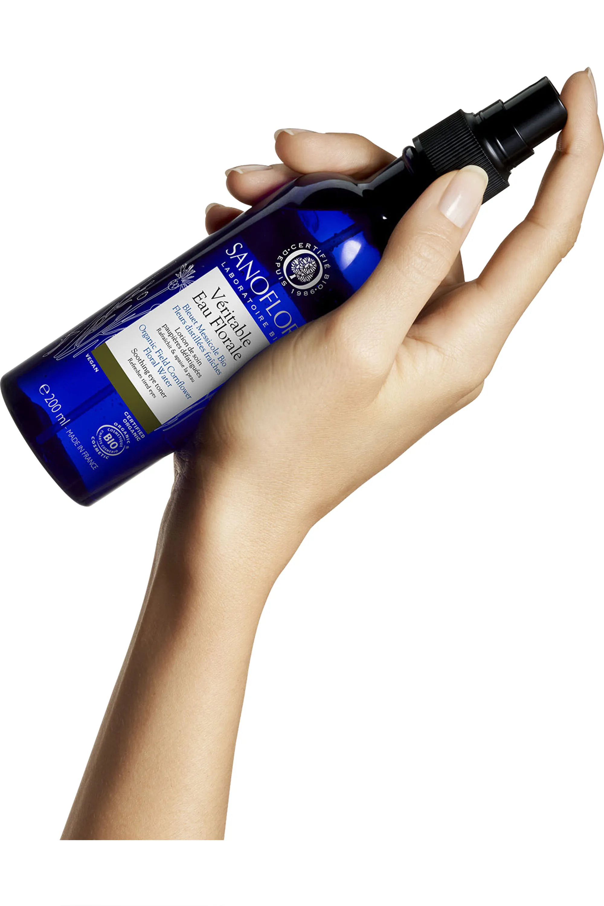 Sanoflore Brume défatigante Véritable Eau Florale de Bleuet-200 ml
