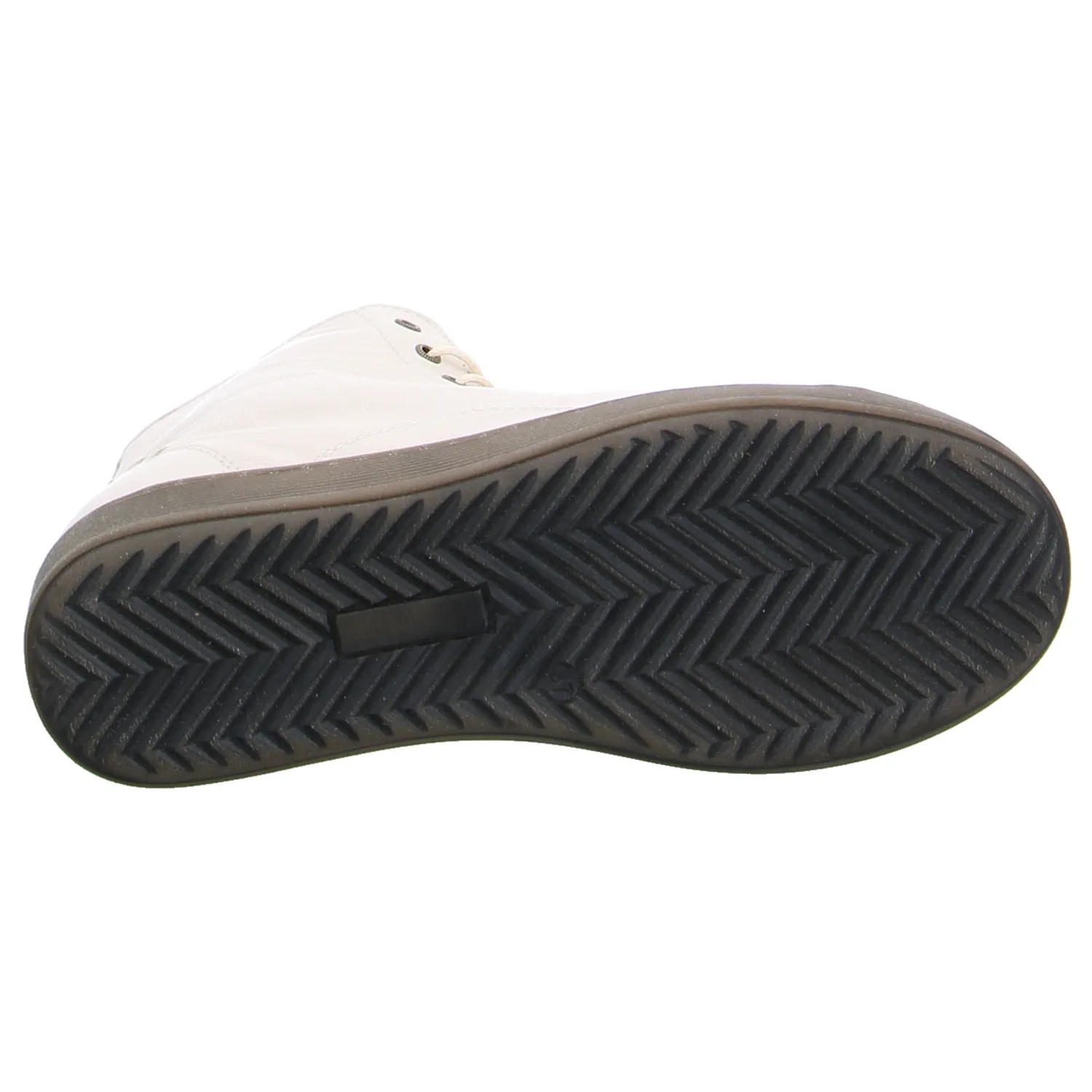 ANDREA CONTI Mid Cut Sneaker Offwhite Leder  mit Wechselfussbett