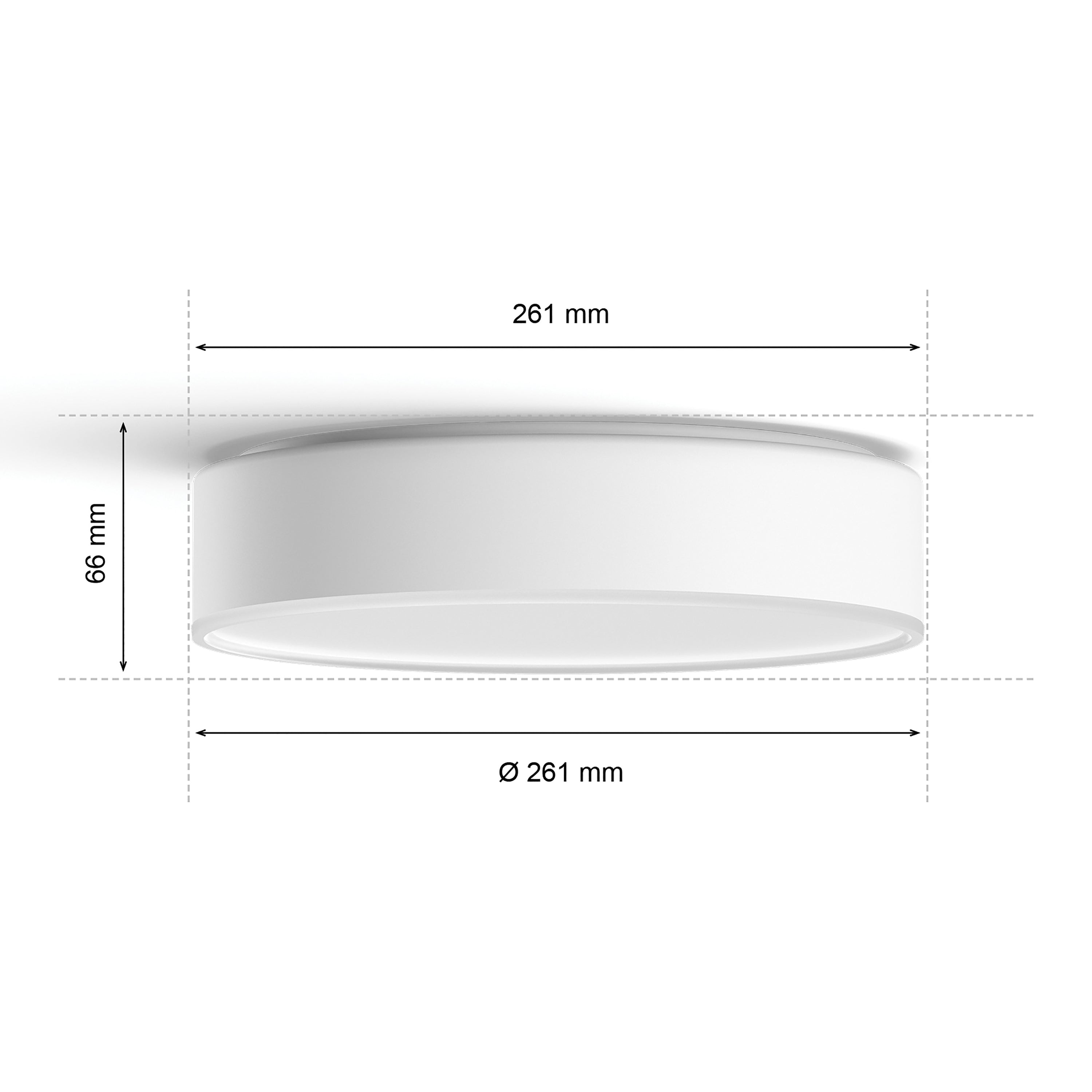 Philips Hue Enrave Plafondlamp - S - Wit