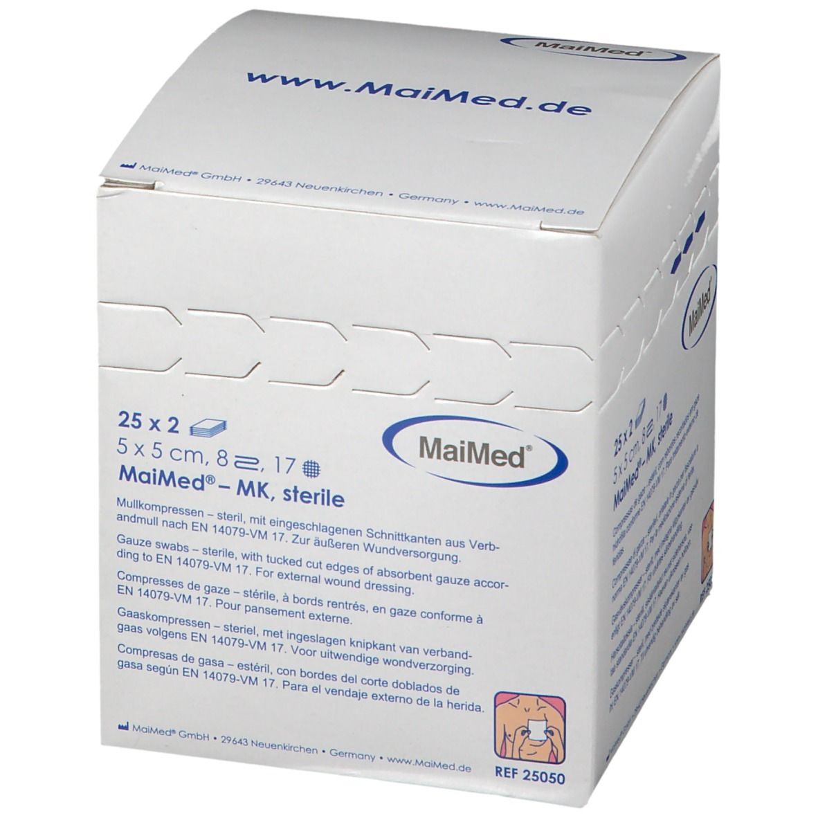 MaiMed® MK steril 5 x 5 cm