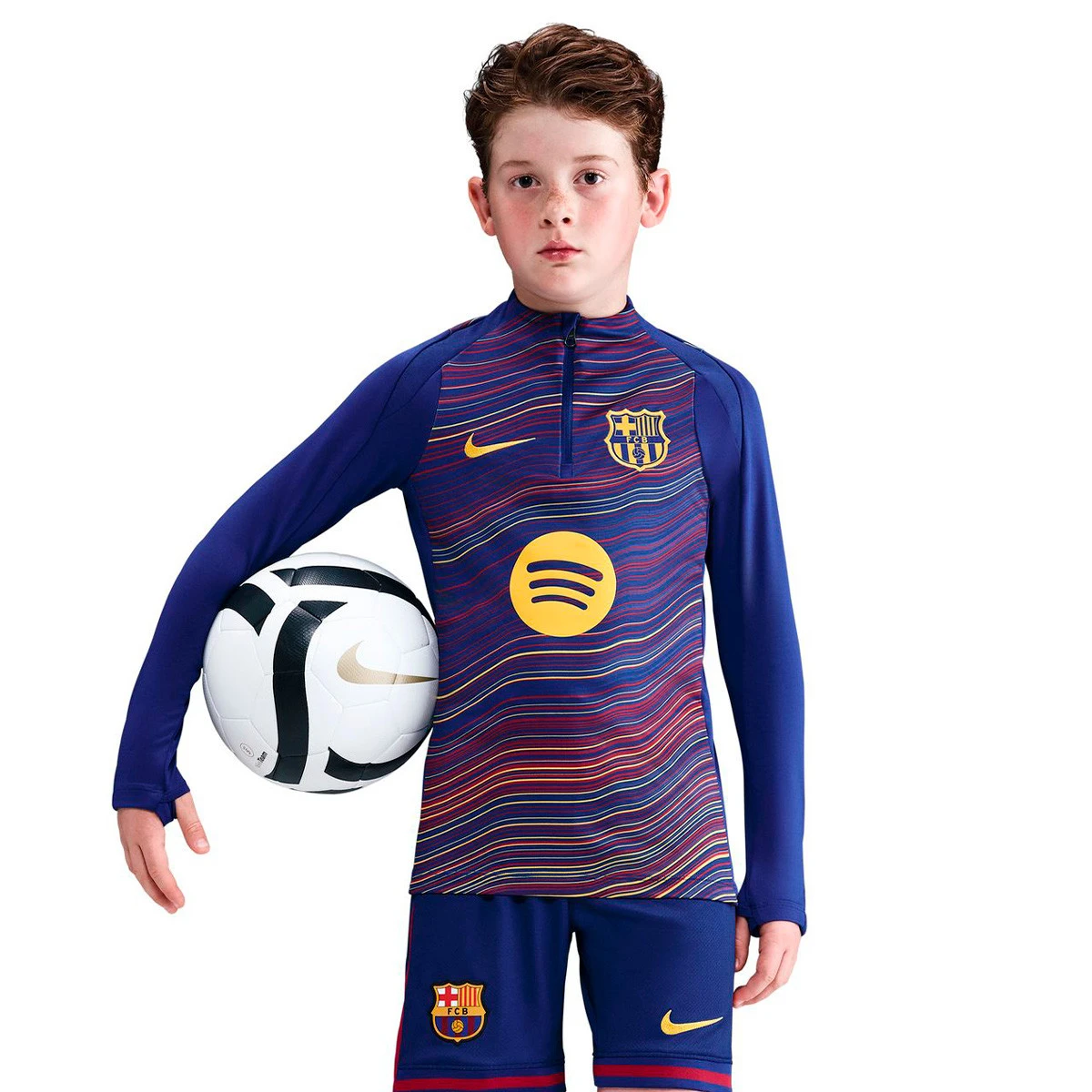 Sweatshirt Nike FC Barcelona Pre-Match 2025-2026 Criança