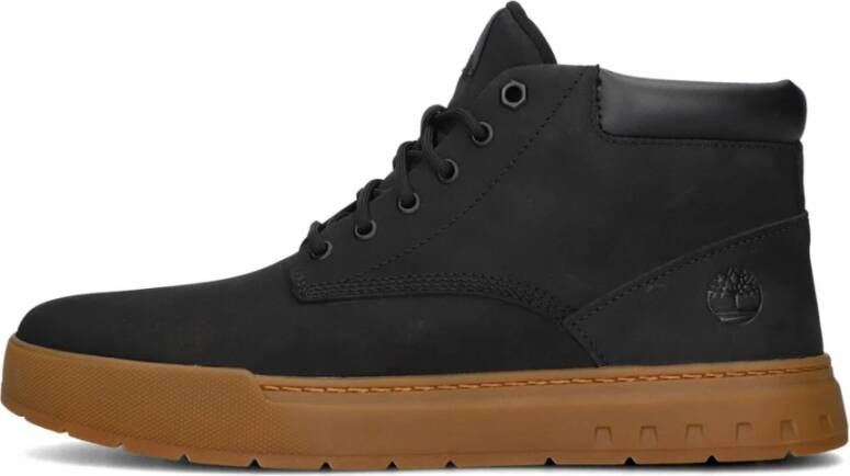 TIMBERLAND Veterschoenen Heren Maple Grove Mid Lace Up Maat: 42 Materiaal: Nubuck Kleur: Zwart