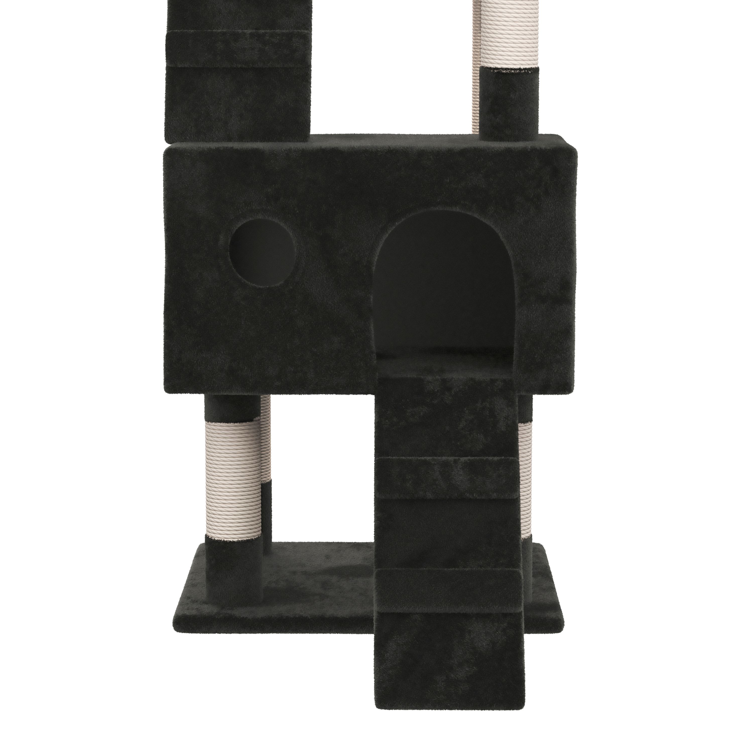 Katzenbaum MAX 182 cm schwarz