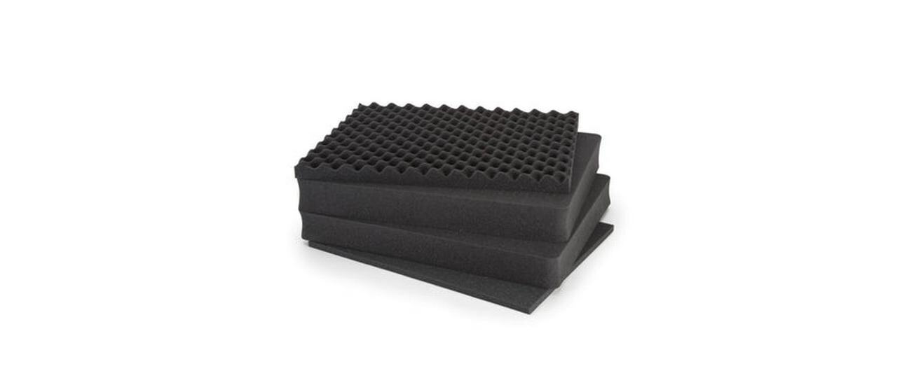 Schaumstoffeinsatz Set für Mod. 945<br>Würfelschaumeinlage für Kunststoffkoffer 945 zum Schutz wertvoller Ausrüstung und empfindlicher Geräte