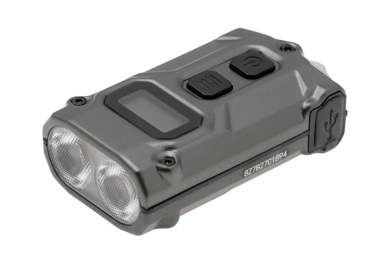 Nitecore TINI3 Forest Gray oplaadbare sleutelhangerzaklamp, 600 lumen
