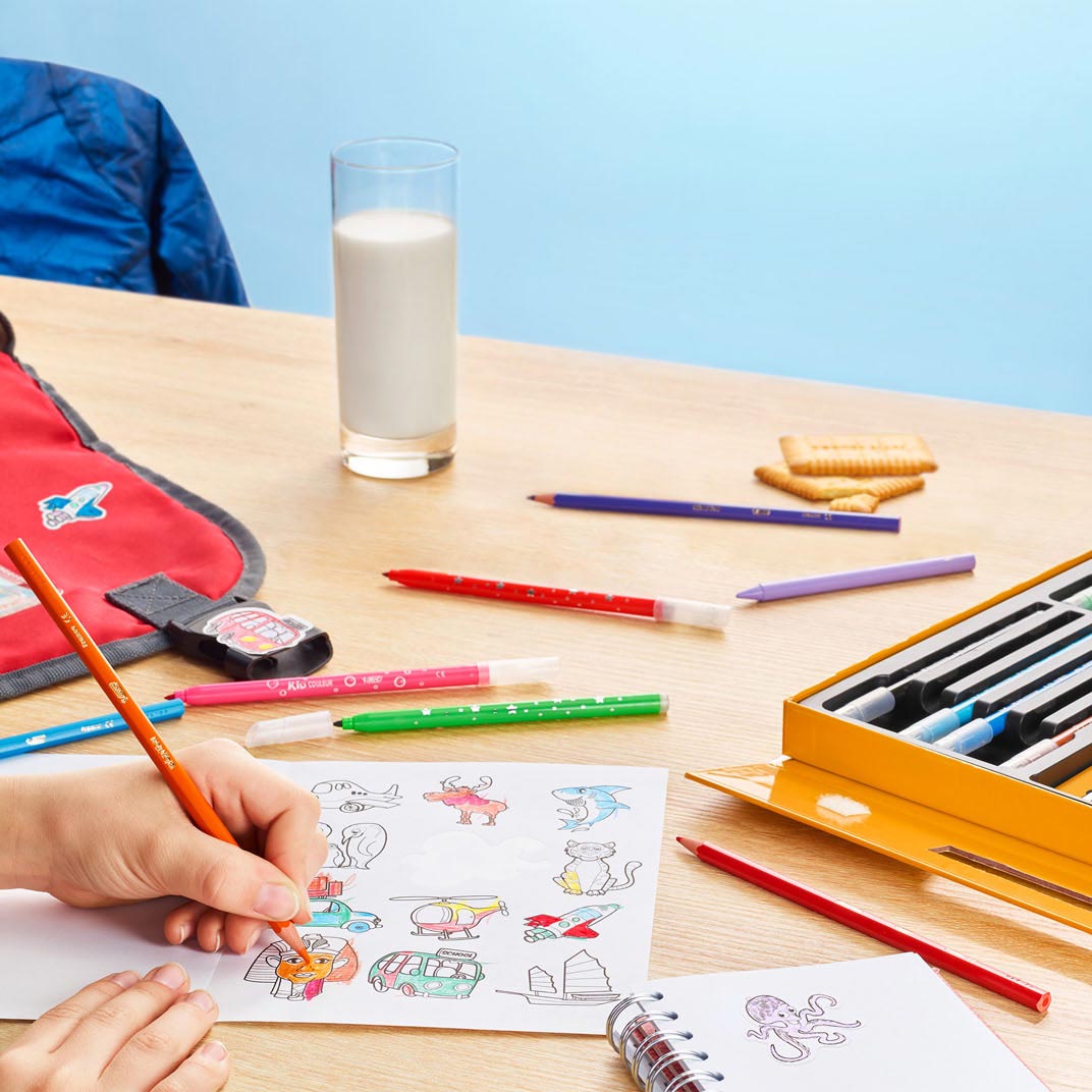 BIC Kids Kleurkoffer met Stickers