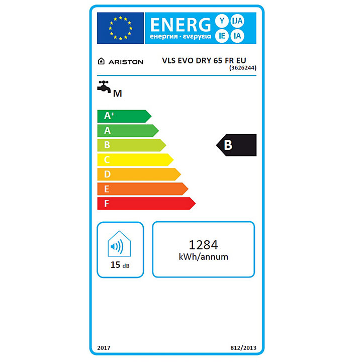 Chauffe-eau électrique plat Ariston Velis Evo Dry 65L