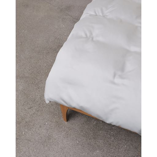 Nordic Weaving Bambus Sengetøj, Light Grey, 140x200 cm